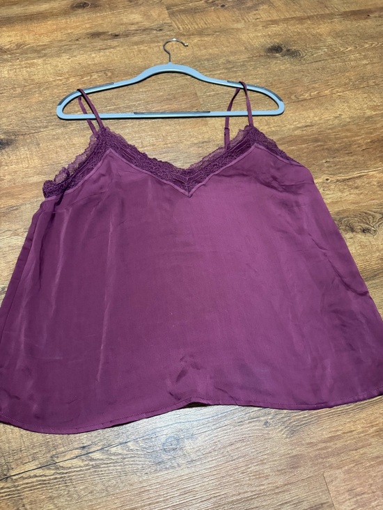Old Navy Tops - Old Navy Plum Lace-Trim Camisole